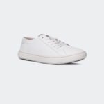 Caliber Shoes White Casual Sneakers For Men ( META 556 )
