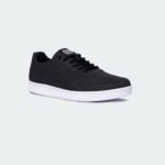 Caliber Shoes Black Casual Sneakers For Men ( IRIS 694.D )