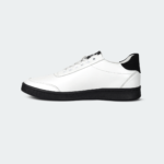 Caliber Shoes Casual White/Black Sneakers For Men ( OCTANE 706.2 )