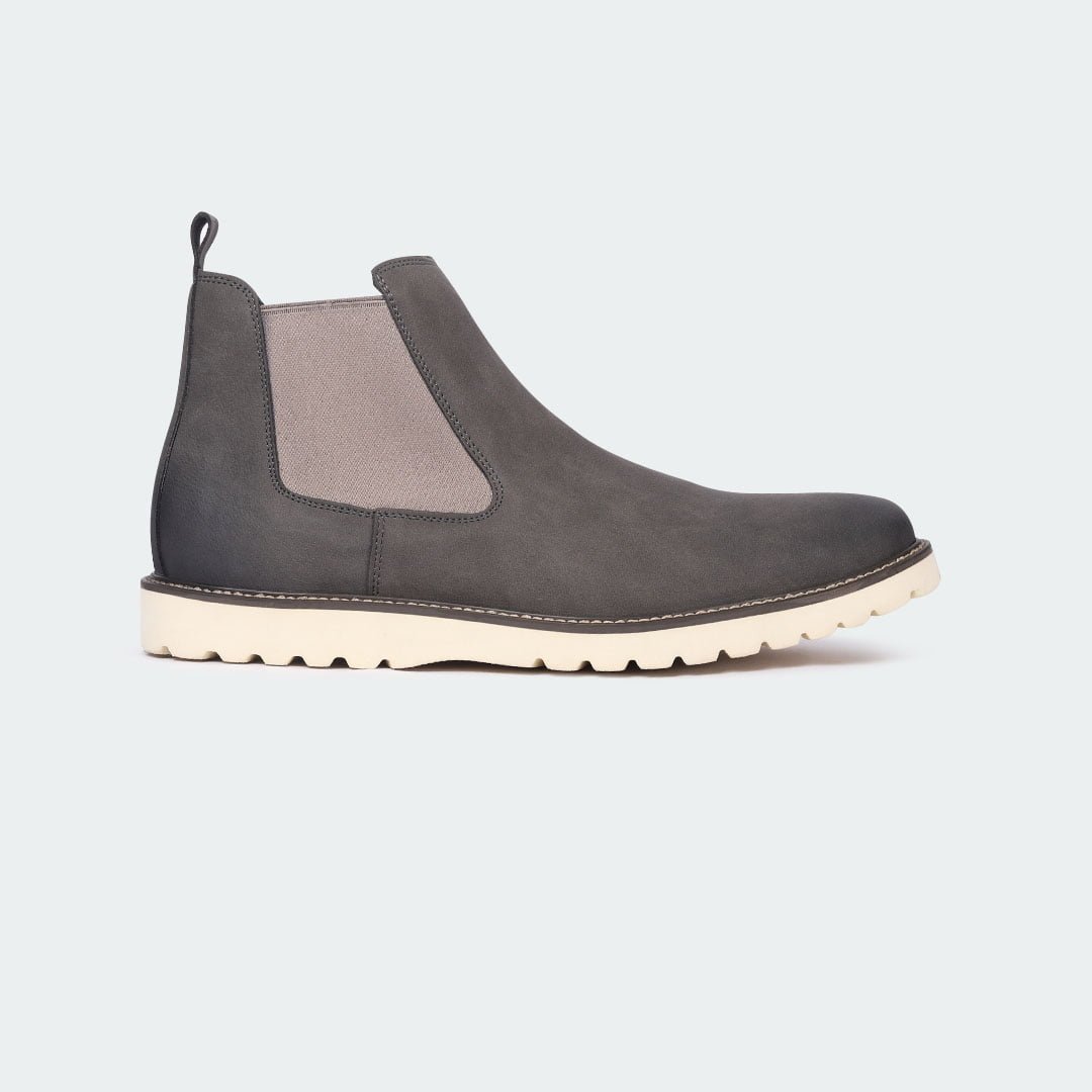 Caliber Shoes Grey Chelsea Boots For Men ( HAWK W 481.O ) in nepal