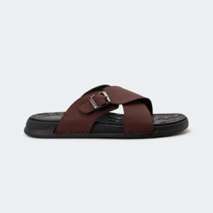 KAIRO 317SK -Maroon Slides For Men -Caliber Shoes Nepal