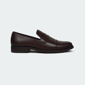 A 527 C -Coffee Penny Formal Shoes For Men -Caliber Shoes Nepal